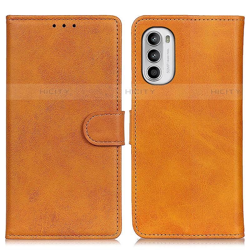 Coque Portefeuille Livre Cuir Etui Clapet A05D pour Motorola MOTO G52 Marron Plus