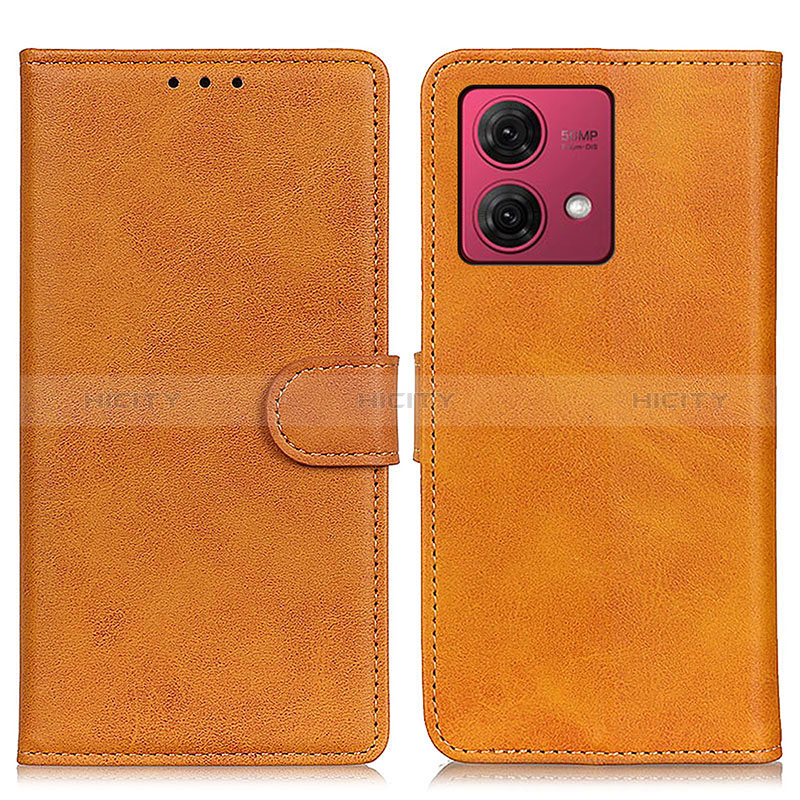 Coque Portefeuille Livre Cuir Etui Clapet A05D pour Motorola Moto G84 5G Marron Plus