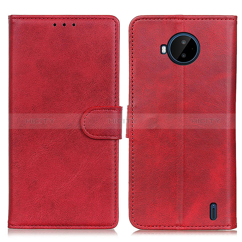 Coque Portefeuille Livre Cuir Etui Clapet A05D pour Nokia C20 Plus Rouge Plus