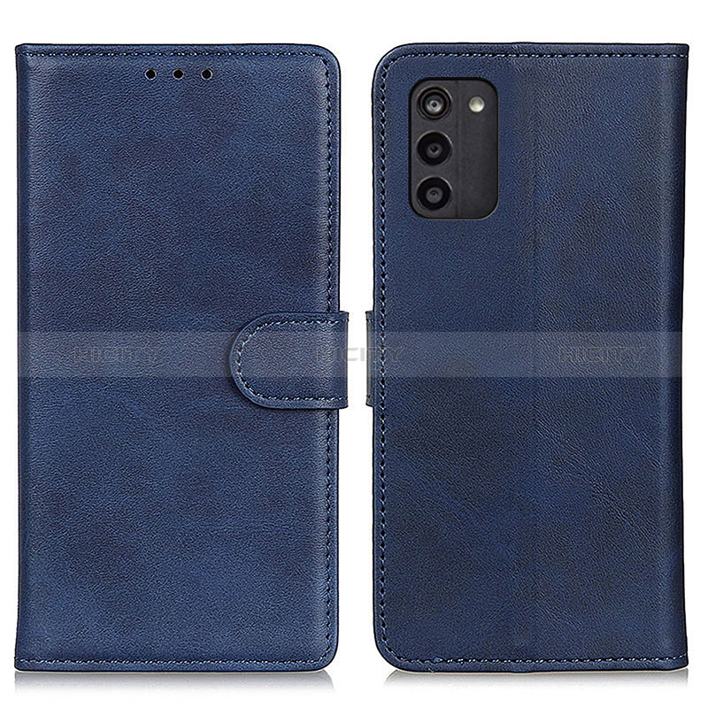 Coque Portefeuille Livre Cuir Etui Clapet A05D pour Nokia G100 Bleu Plus