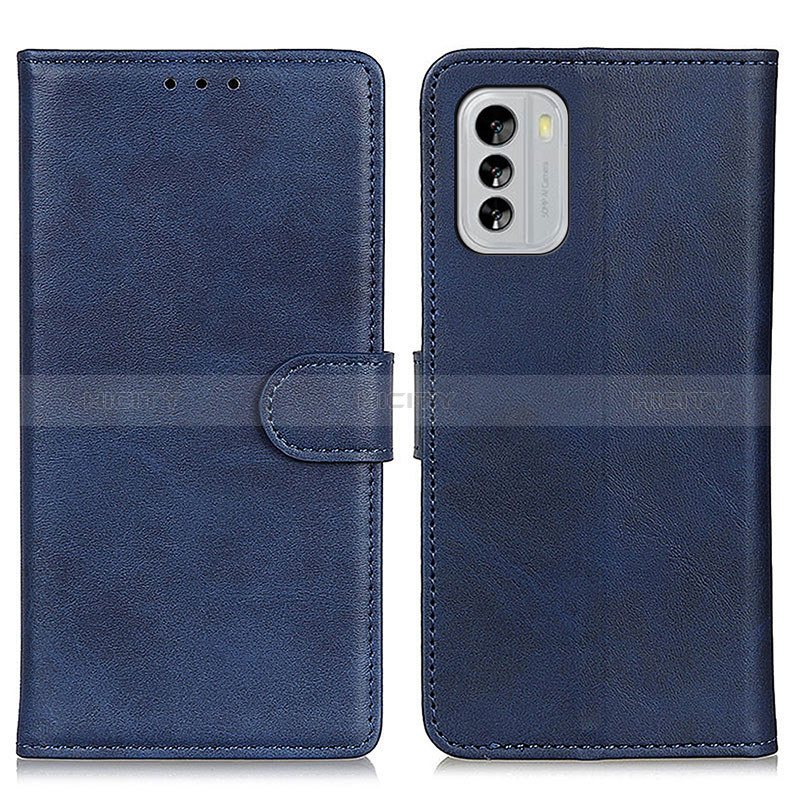 Coque Portefeuille Livre Cuir Etui Clapet A05D pour Nokia G60 5G Bleu Plus