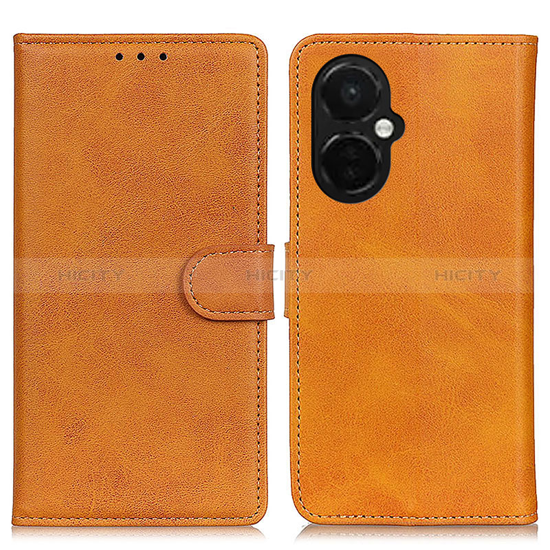 Coque Portefeuille Livre Cuir Etui Clapet A05D pour OnePlus Nord CE 3 Lite 5G Marron Plus