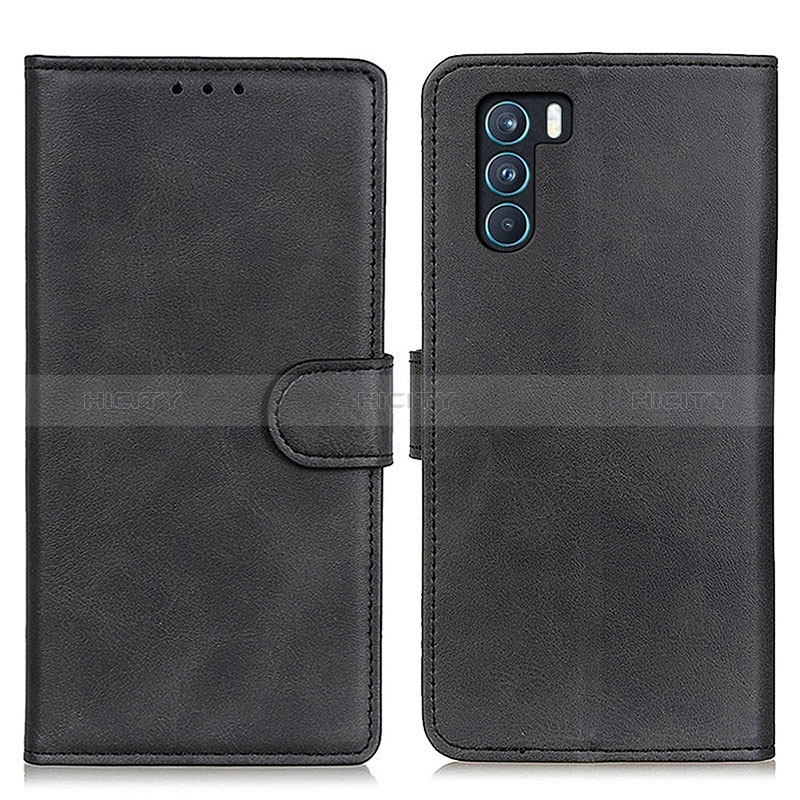 Coque Portefeuille Livre Cuir Etui Clapet A05D pour Oppo K9 Pro 5G Noir Plus