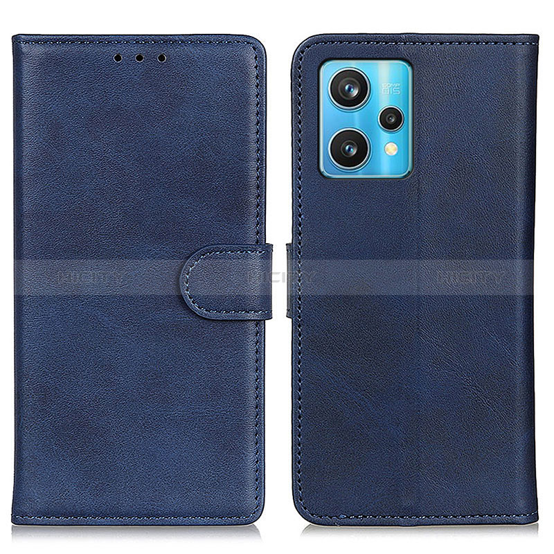 Coque Portefeuille Livre Cuir Etui Clapet A05D pour Realme 9 4G Bleu Plus