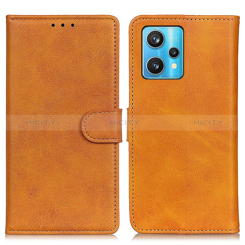 Coque Portefeuille Livre Cuir Etui Clapet A05D pour Realme 9 Pro+ Plus 5G Marron Plus