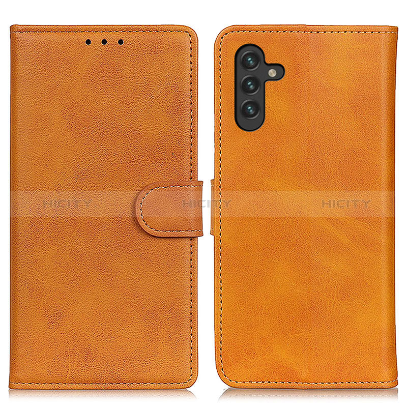 Coque Portefeuille Livre Cuir Etui Clapet A05D pour Samsung Galaxy A04s Marron Plus