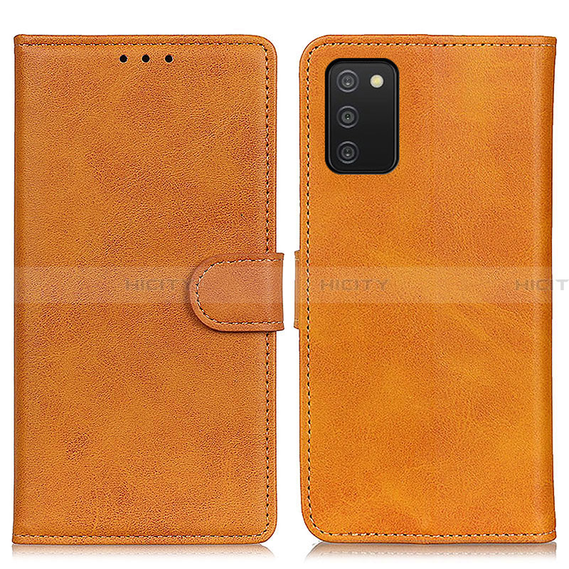 Coque Portefeuille Livre Cuir Etui Clapet A05D pour Samsung Galaxy F02S SM-E025F Marron Plus