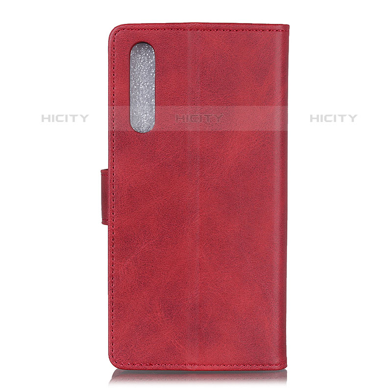 Coque Portefeuille Livre Cuir Etui Clapet A05D pour Samsung Galaxy M02 Rouge Plus