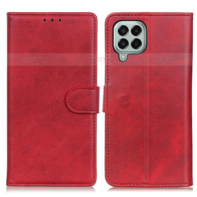 Coque Portefeuille Livre Cuir Etui Clapet A05D pour Samsung Galaxy M33 5G Rouge Plus