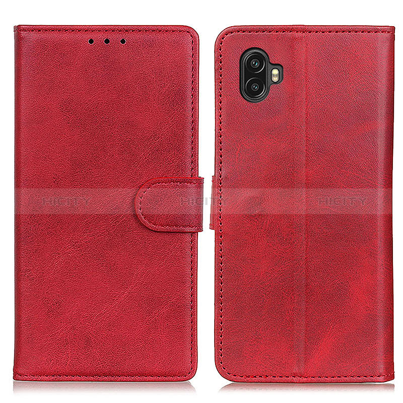 Coque Portefeuille Livre Cuir Etui Clapet A05D pour Samsung Galaxy XCover 6 Pro 5G Rouge Plus