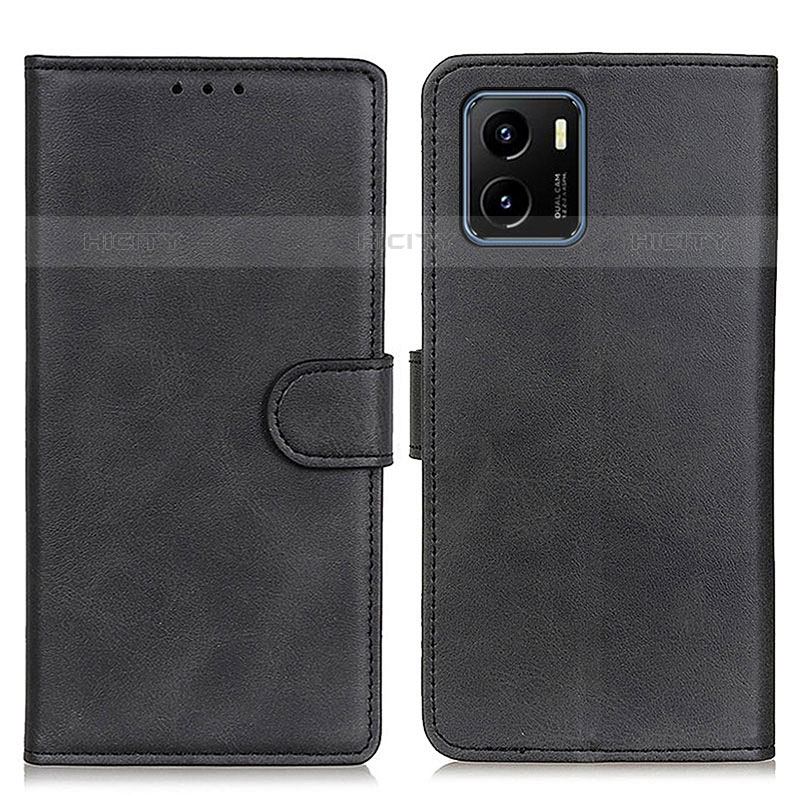 Coque Portefeuille Livre Cuir Etui Clapet A05D pour Vivo iQOO U5x Noir Plus