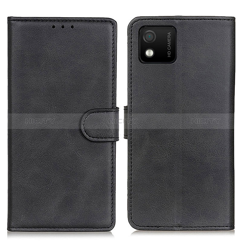 Coque Portefeuille Livre Cuir Etui Clapet A05D pour Wiko Y52 Noir Plus