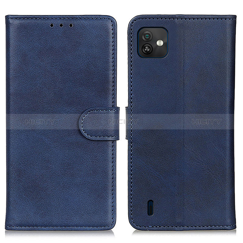 Coque Portefeuille Livre Cuir Etui Clapet A05D pour Wiko Y82 Bleu Plus