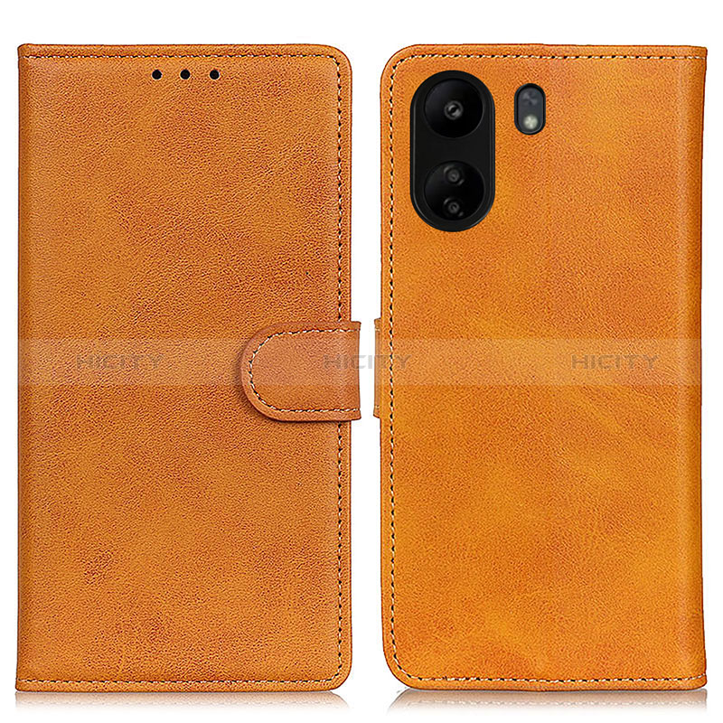 Coque Portefeuille Livre Cuir Etui Clapet A05D pour Xiaomi Poco C65 Marron Plus