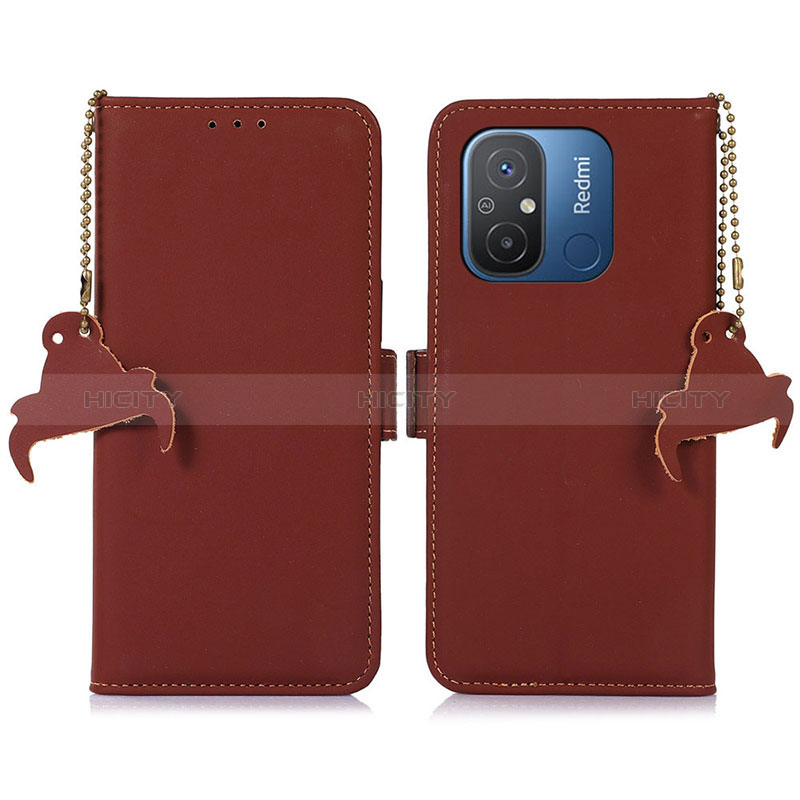 Coque Portefeuille Livre Cuir Etui Clapet A05D pour Xiaomi Redmi 11A 4G Marron Plus