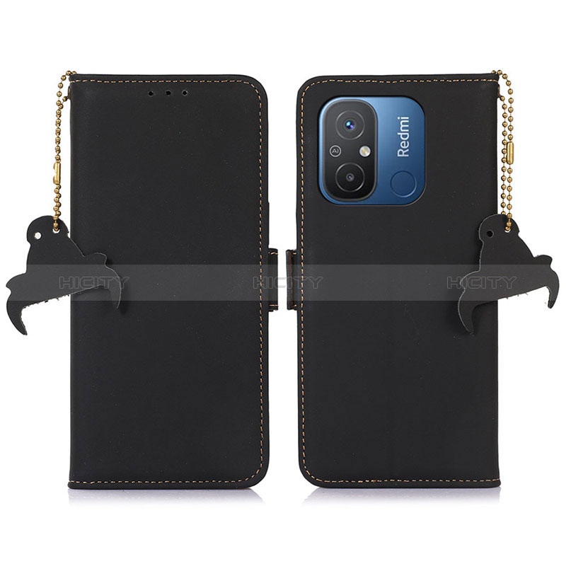 Coque Portefeuille Livre Cuir Etui Clapet A05D pour Xiaomi Redmi 11A 4G Noir Plus