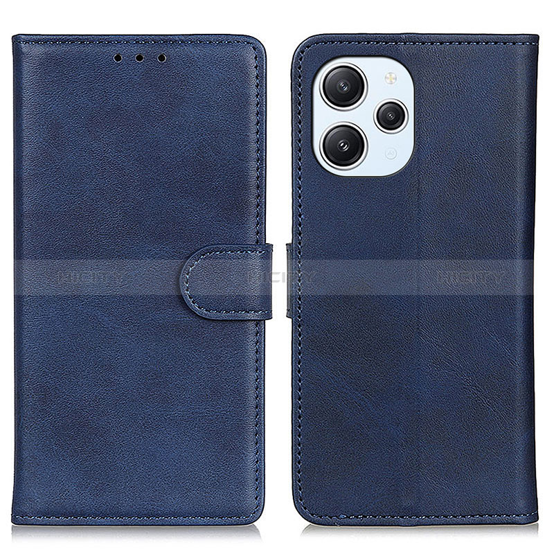 Coque Portefeuille Livre Cuir Etui Clapet A05D pour Xiaomi Redmi 12 4G Bleu Plus