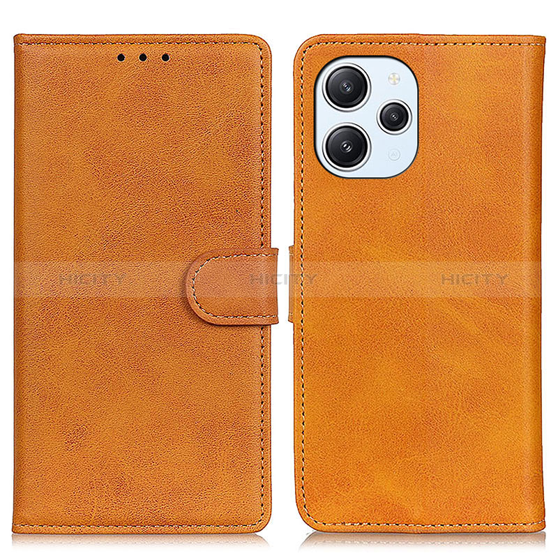 Coque Portefeuille Livre Cuir Etui Clapet A05D pour Xiaomi Redmi 12 4G Marron Plus