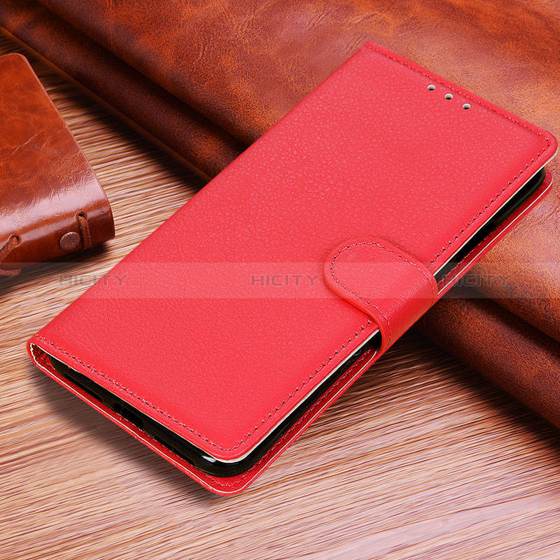 Coque Portefeuille Livre Cuir Etui Clapet A06D pour Huawei Honor X8b Rouge Plus