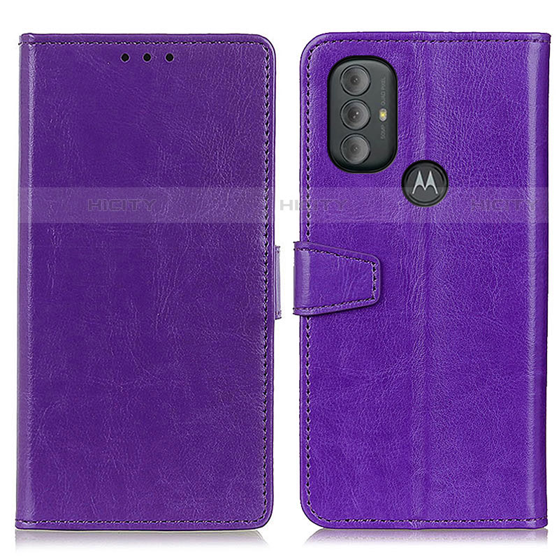 Coque Portefeuille Livre Cuir Etui Clapet A06D pour Motorola Moto G Play Gen 2 Violet Plus