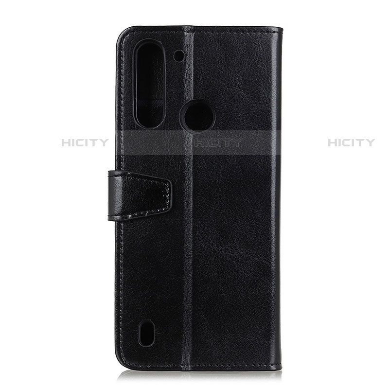 Coque Portefeuille Livre Cuir Etui Clapet A06D pour Motorola Moto One Fusion Noir Plus