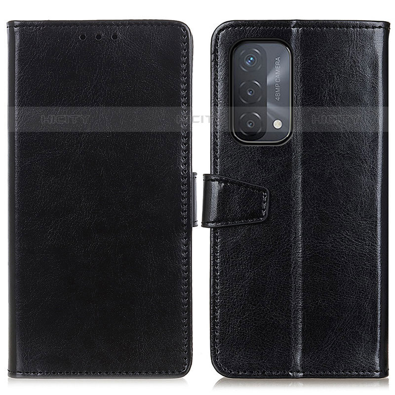 Coque Portefeuille Livre Cuir Etui Clapet A06D pour OnePlus Nord N200 5G Noir Plus