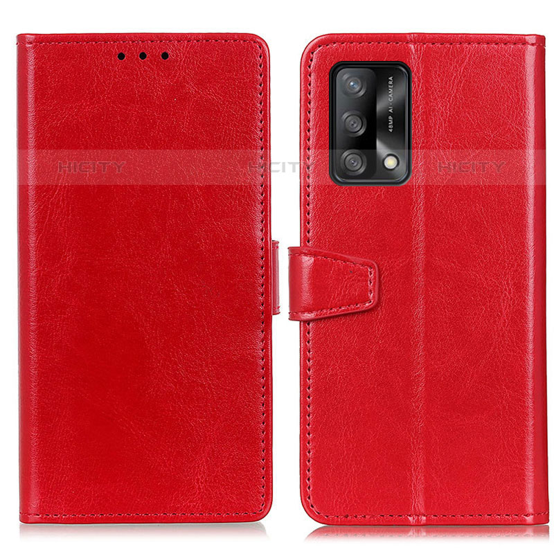 Coque Portefeuille Livre Cuir Etui Clapet A06D pour Oppo Reno6 Lite Rouge Plus