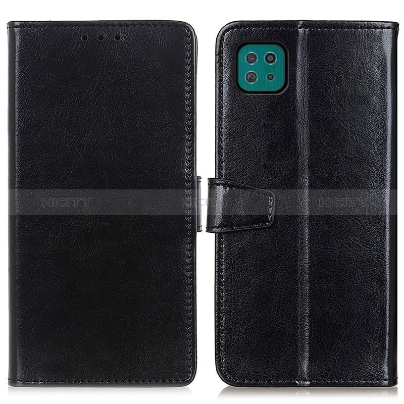 Coque Portefeuille Livre Cuir Etui Clapet A06D pour Samsung Galaxy A22s 5G Noir Plus