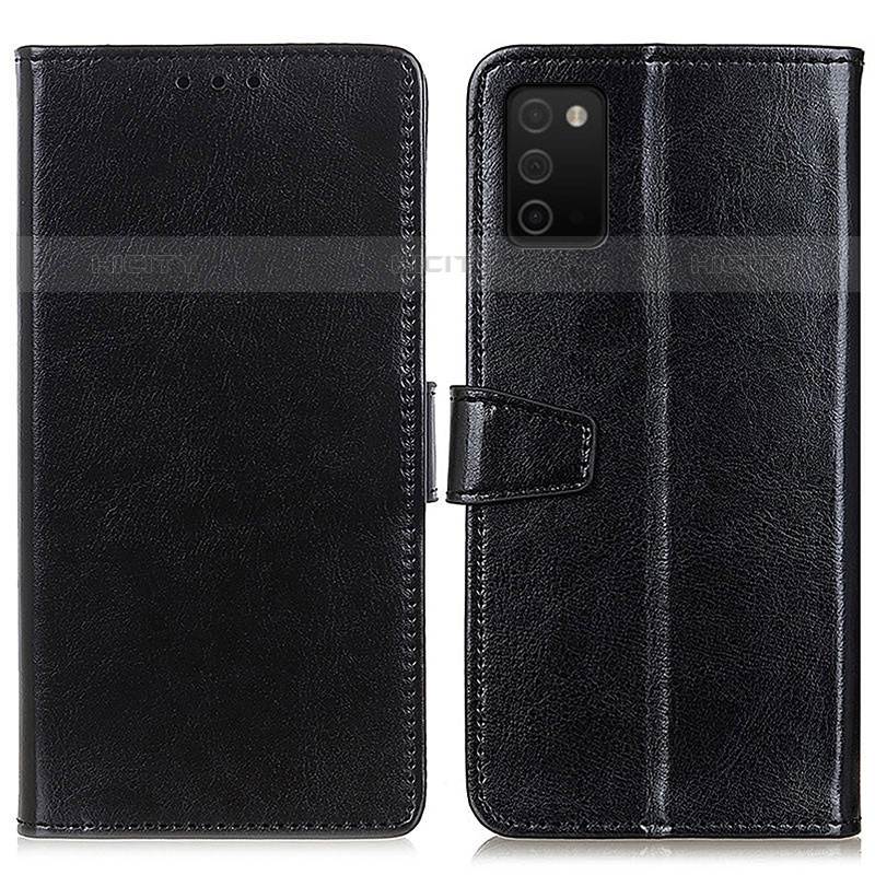 Coque Portefeuille Livre Cuir Etui Clapet A06D pour Samsung Galaxy M02s Noir Plus