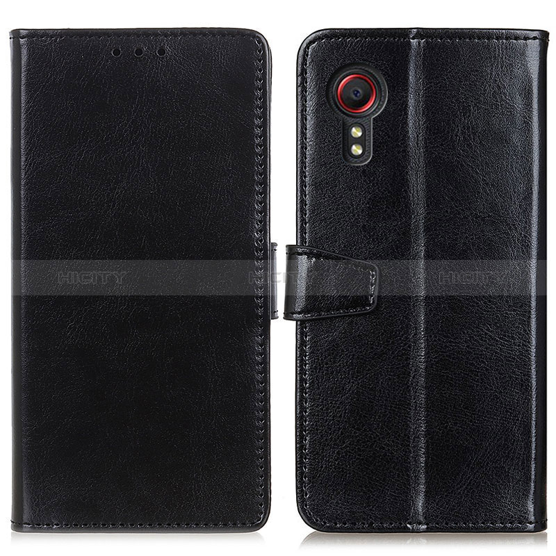 Coque Portefeuille Livre Cuir Etui Clapet A06D pour Samsung Galaxy XCover 5 SM-G525F Noir Plus