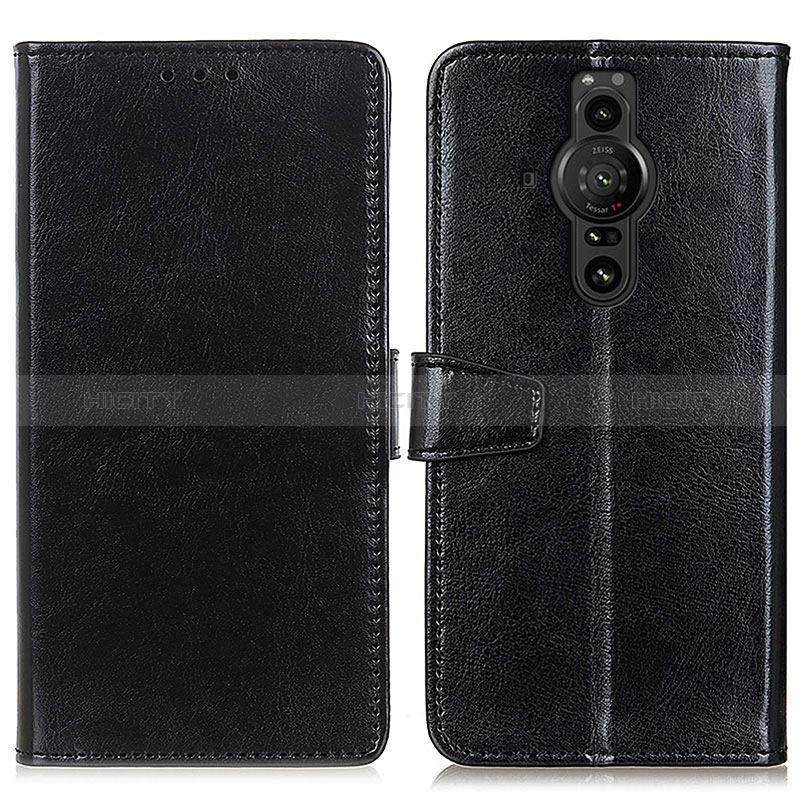 Coque Portefeuille Livre Cuir Etui Clapet A06D pour Sony Xperia PRO-I Noir Plus