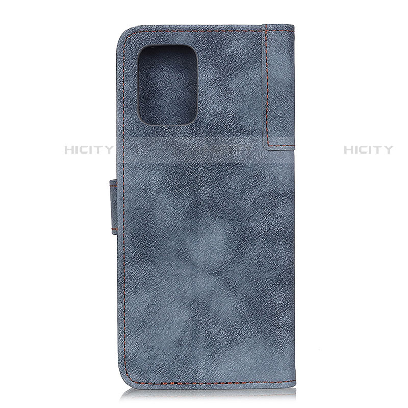 Coque Portefeuille Livre Cuir Etui Clapet A07D pour Motorola Moto Edge S 5G Bleu Plus