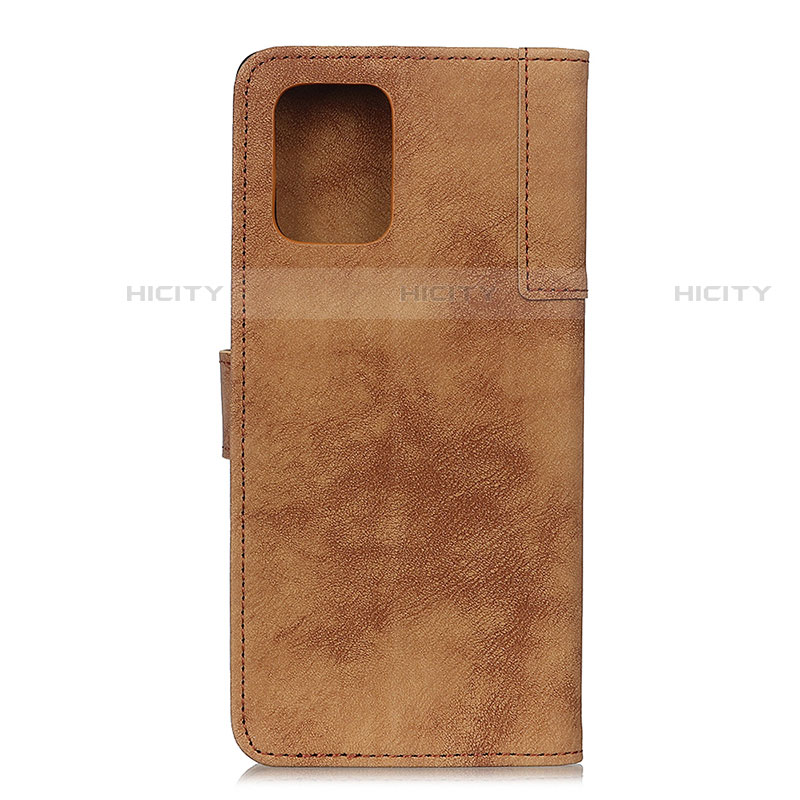 Coque Portefeuille Livre Cuir Etui Clapet A07D pour Motorola Moto G100 5G Marron Plus