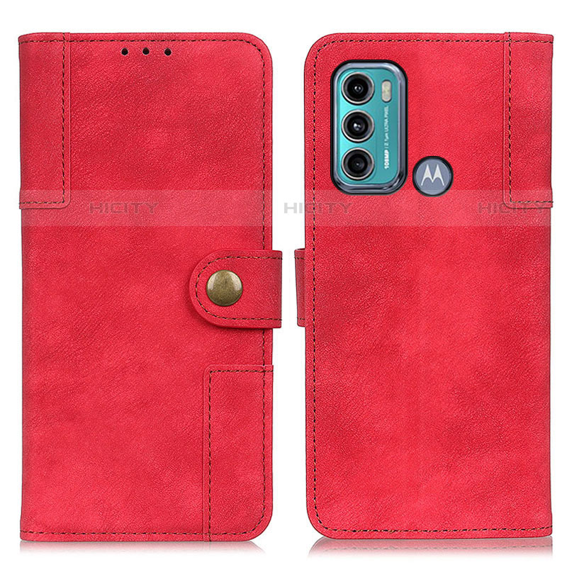 Coque Portefeuille Livre Cuir Etui Clapet A07D pour Motorola Moto G40 Fusion Rouge Plus