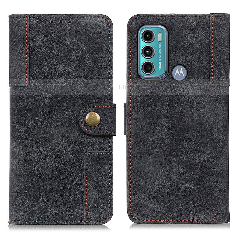 Coque Portefeuille Livre Cuir Etui Clapet A07D pour Motorola Moto G60 Noir Plus