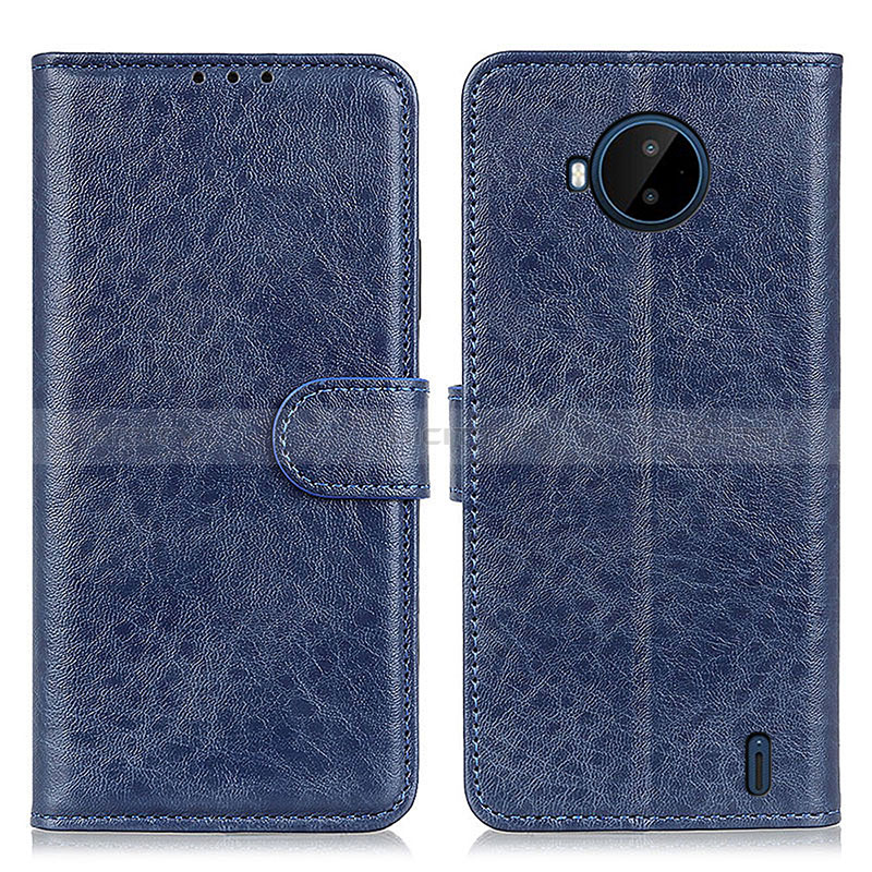 Coque Portefeuille Livre Cuir Etui Clapet A07D pour Nokia C20 Plus Bleu Plus