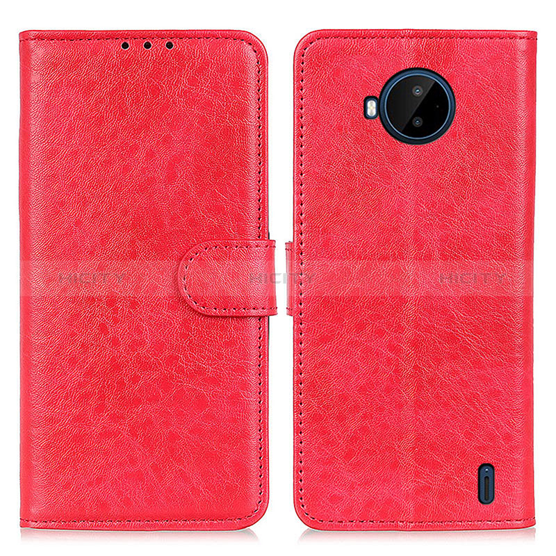 Coque Portefeuille Livre Cuir Etui Clapet A07D pour Nokia C20 Plus Rouge Plus