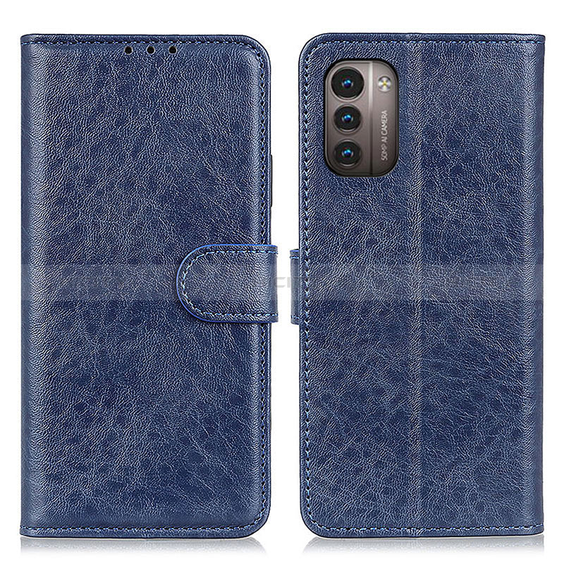 Coque Portefeuille Livre Cuir Etui Clapet A07D pour Nokia G11 Bleu Plus