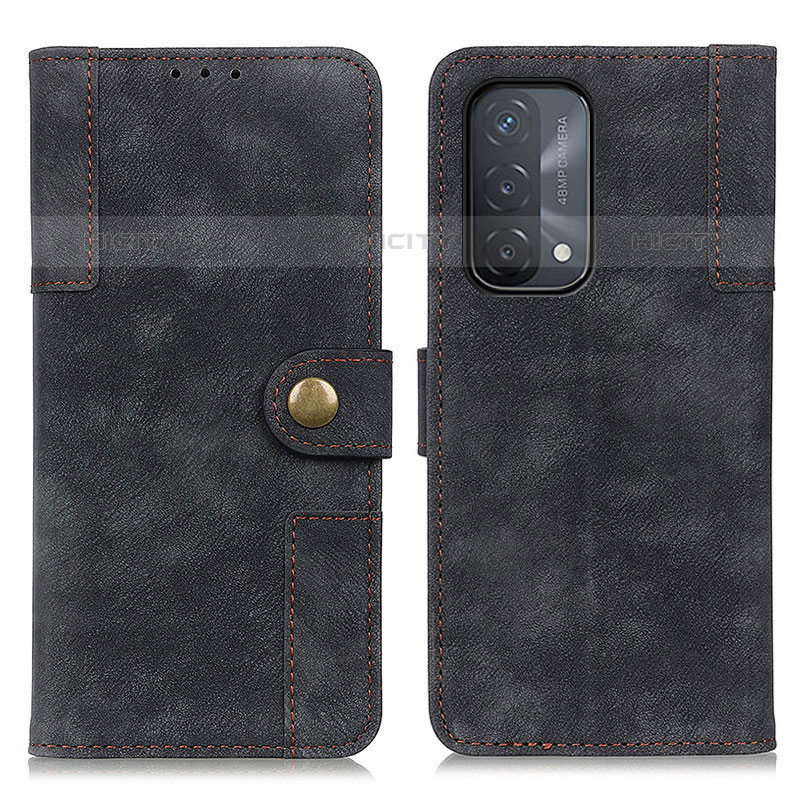 Coque Portefeuille Livre Cuir Etui Clapet A07D pour OnePlus Nord N200 5G Noir Plus