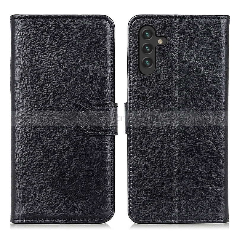 Coque Portefeuille Livre Cuir Etui Clapet A07D pour Samsung Galaxy A04s Noir Plus