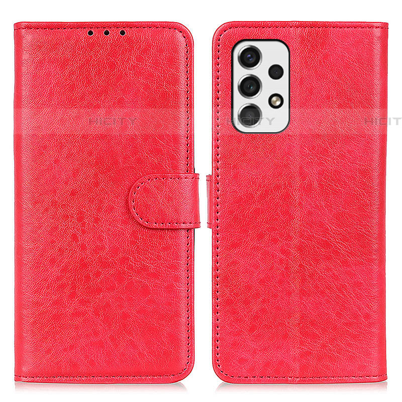 Coque Portefeuille Livre Cuir Etui Clapet A07D pour Samsung Galaxy A53 5G Rouge Plus