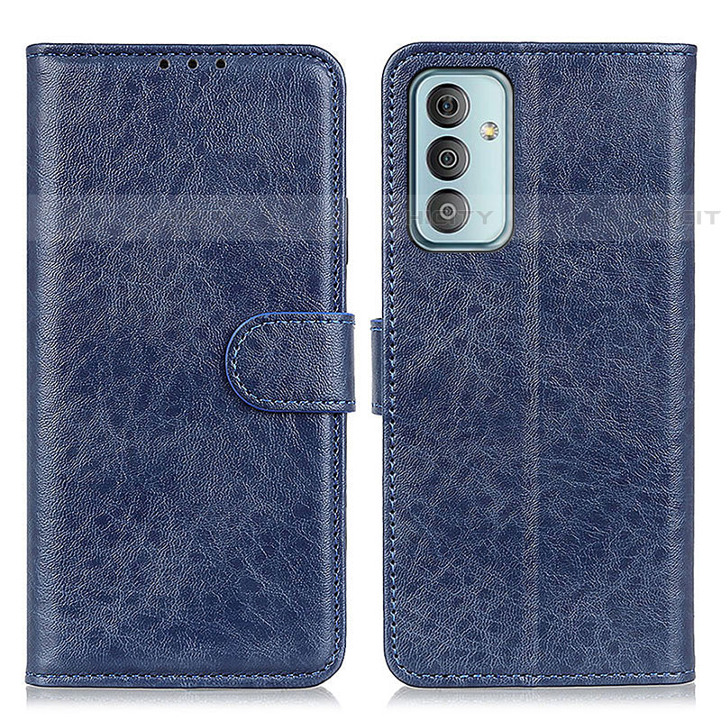 Coque Portefeuille Livre Cuir Etui Clapet A07D pour Samsung Galaxy F23 5G Bleu Plus