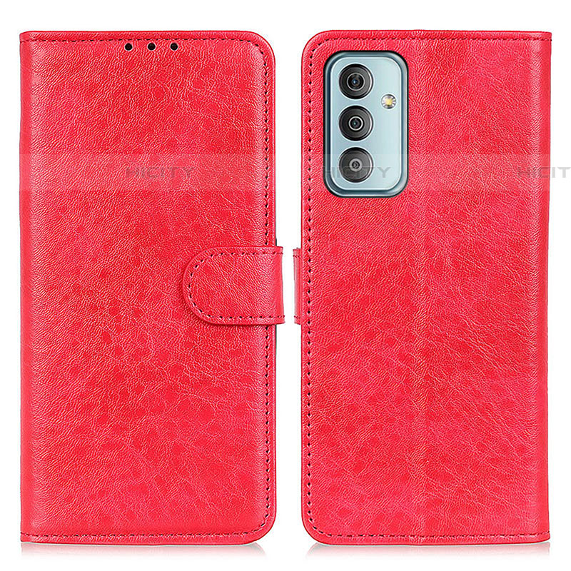 Coque Portefeuille Livre Cuir Etui Clapet A07D pour Samsung Galaxy F23 5G Rouge Plus