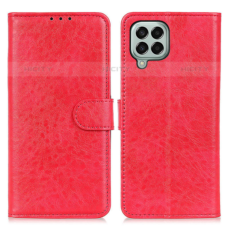 Coque Portefeuille Livre Cuir Etui Clapet A07D pour Samsung Galaxy M33 5G Rouge Plus