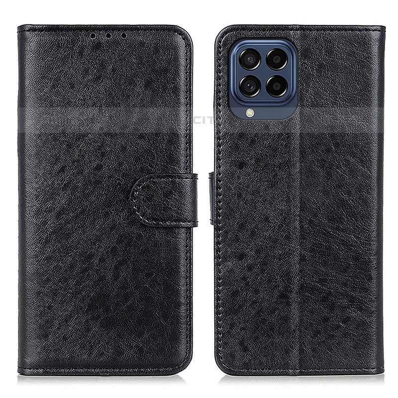 Coque Portefeuille Livre Cuir Etui Clapet A07D pour Samsung Galaxy M53 5G Noir Plus