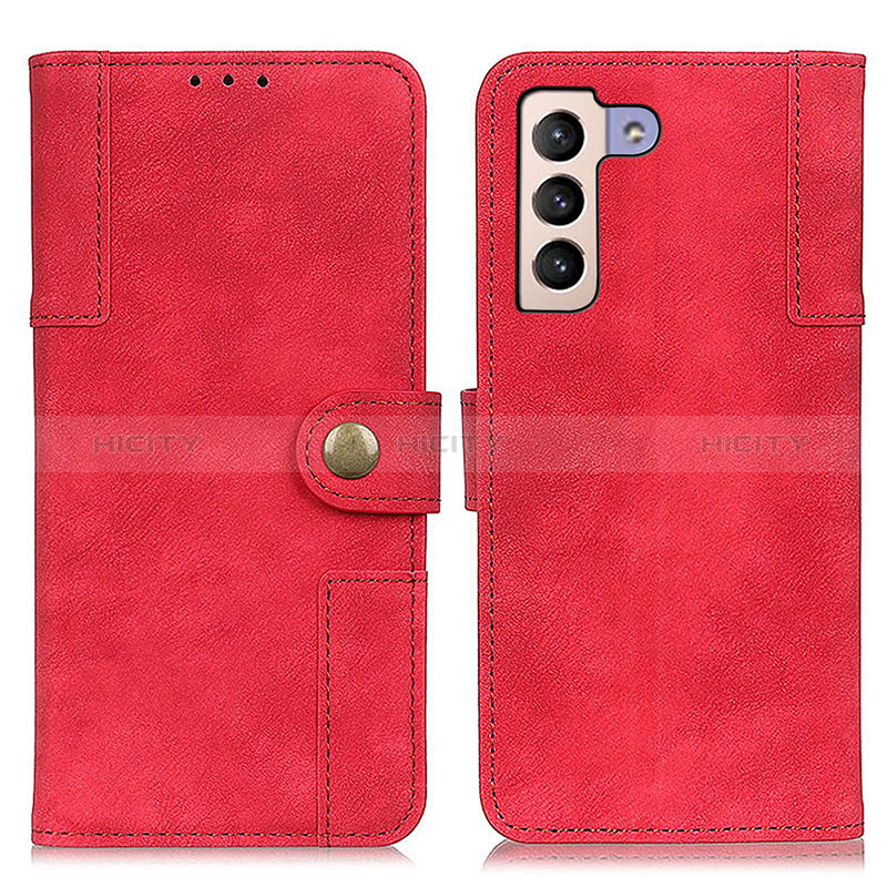 Coque Portefeuille Livre Cuir Etui Clapet A07D pour Samsung Galaxy S24 5G Rouge Plus