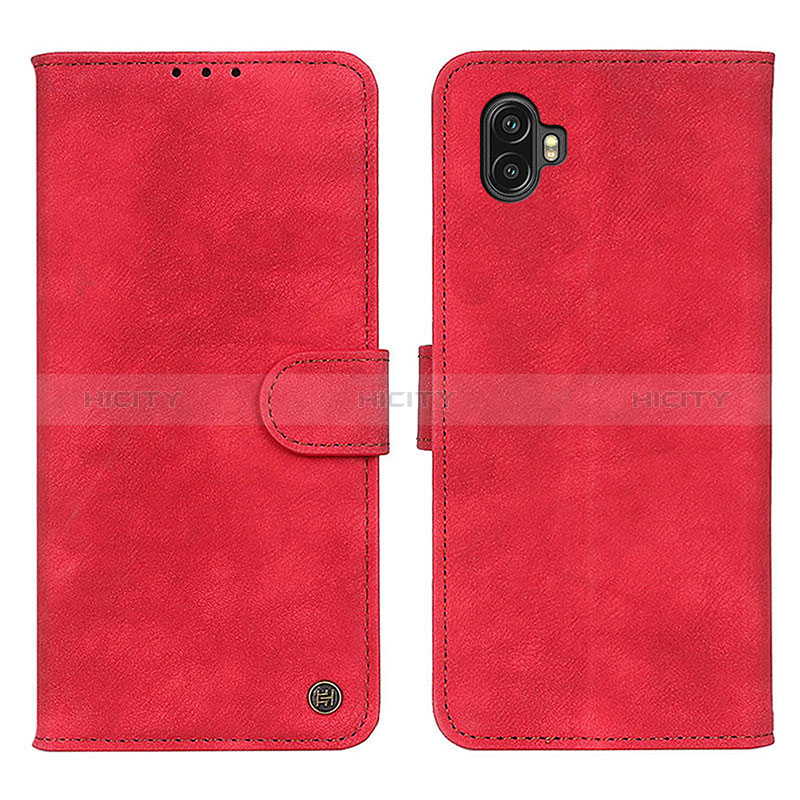 Coque Portefeuille Livre Cuir Etui Clapet A07D pour Samsung Galaxy Xcover Pro 2 5G Rouge Plus