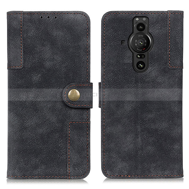 Coque Portefeuille Livre Cuir Etui Clapet A07D pour Sony Xperia PRO-I Noir Plus