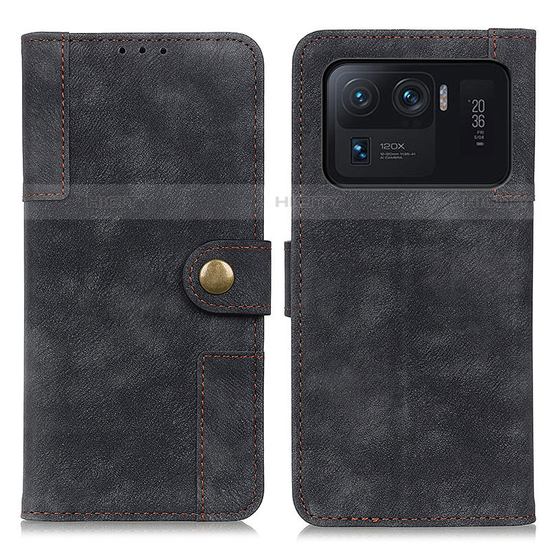 Coque Portefeuille Livre Cuir Etui Clapet A07D pour Xiaomi Mi 11 Ultra 5G Noir Plus