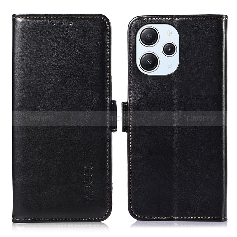 Coque Portefeuille Livre Cuir Etui Clapet A07D pour Xiaomi Redmi 12 4G Noir Plus